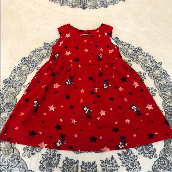 Baby Gap Minnie Mouse Dress Stars 2T Disney Toddler NWT!